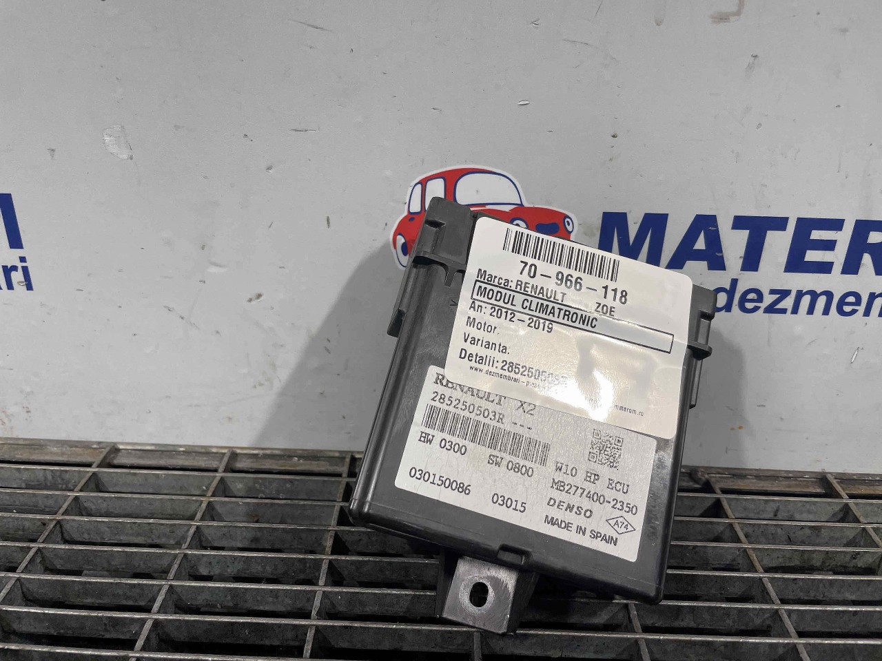 MODUL CLIMATRONIC RENAULT ZOE ZOE - - (2012 2019)