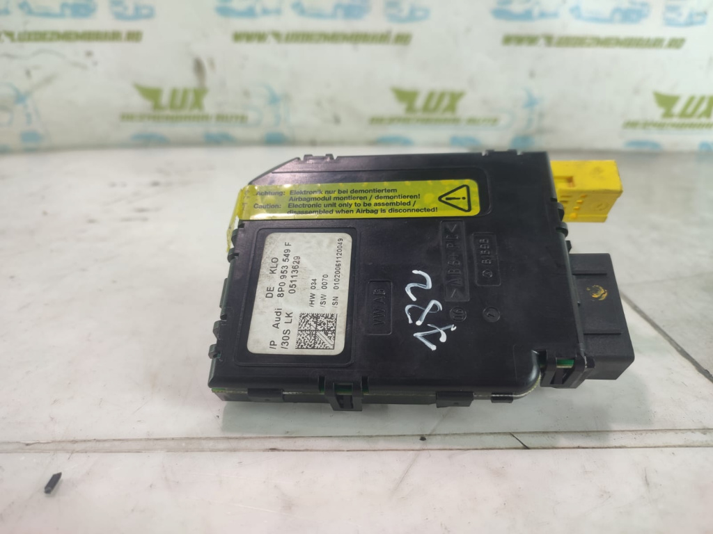 Modul coloana volan 8P0953549F Audi A3 8P/8PA [facelift] [2004 - 2008] 2.0 tdi BKD