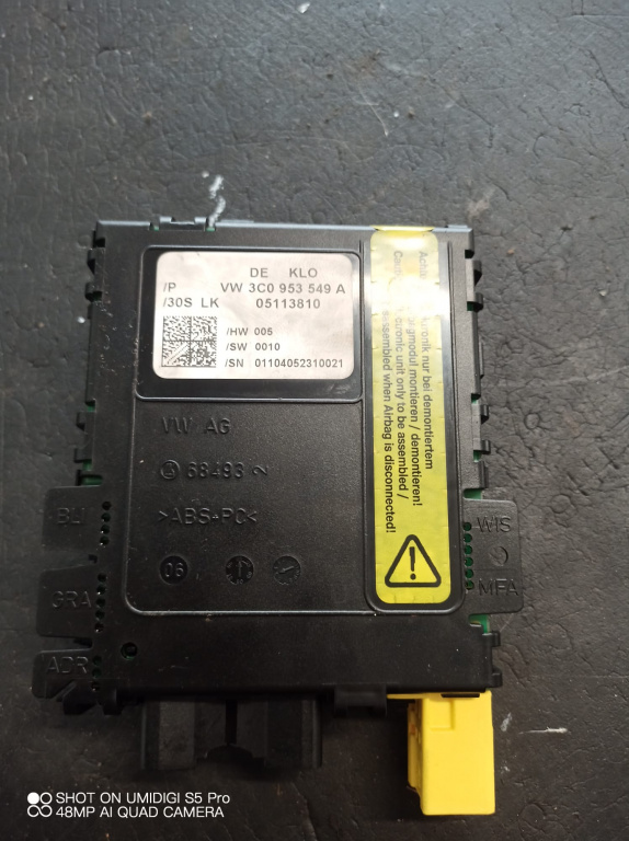 Modul coloana volan , Volkswagen VW Passat B6 , 2005 - 2010 COD-3C0953549A