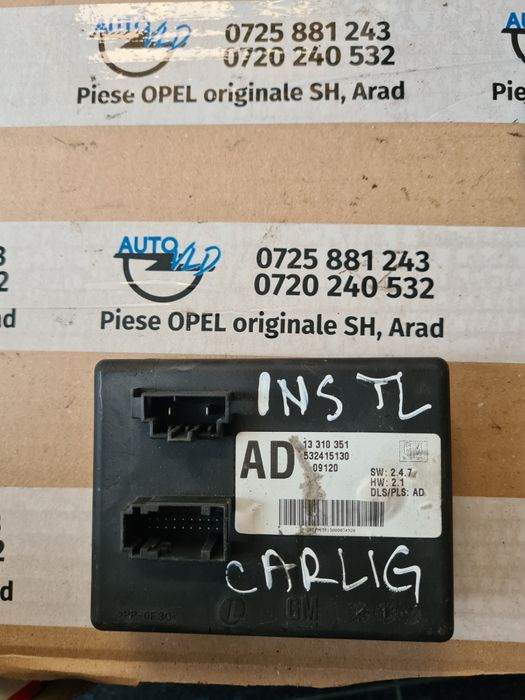 Modul comanda lumini cârlig remorca lumini Opel Insignia A 13310351 AD