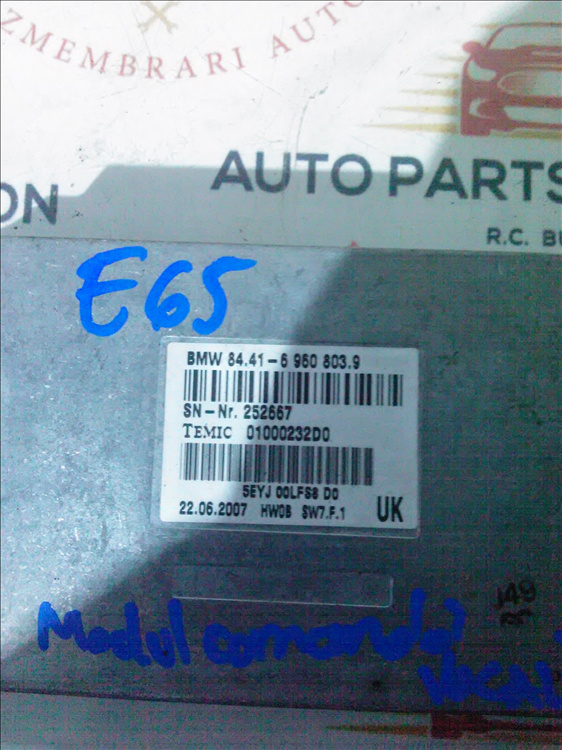 Modul comanda vocala BMW E65