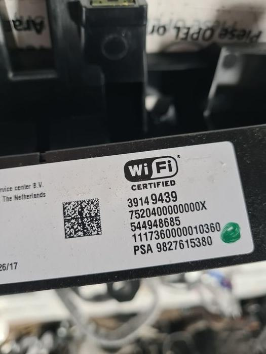 Modul comanda wifi Opel Crossland X 2017-2020 39149439