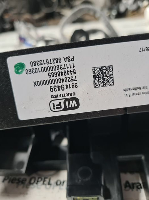 Modul comanda wifi Opel Grandland X Crossland X 39149439