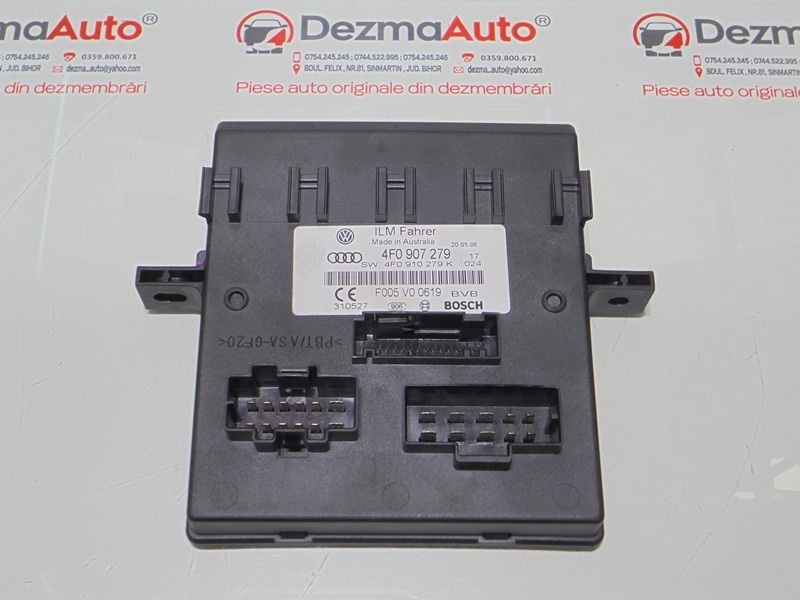 Modul confort, 4F0907279, Audi A6 (4F2, C6) 2.4benzina (id:282124)