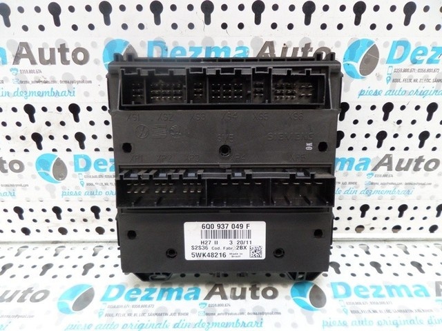 Modul confort, 6Q0937049F, Skoda Roomster (5J) 1.4tdi (id.188554)