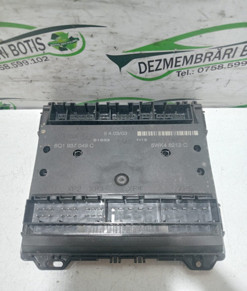 Modul confort 6Q1 937 049 C Volkswagen VW Polo 4 9N [facelift] [2005 - 2009] Hatchback 3-usi 1.2 MT ...