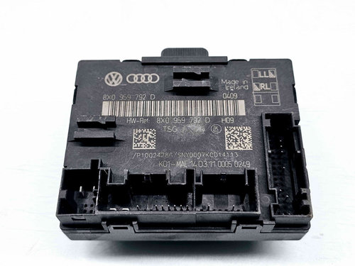 Modul confort Audi A1 (8X1) [Fabr 2010-2018] 8X0959792D