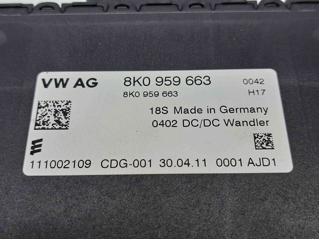 Modul confort Audi A3 Sportback (8PA) [Fabr 2004-2013] 8K0959663