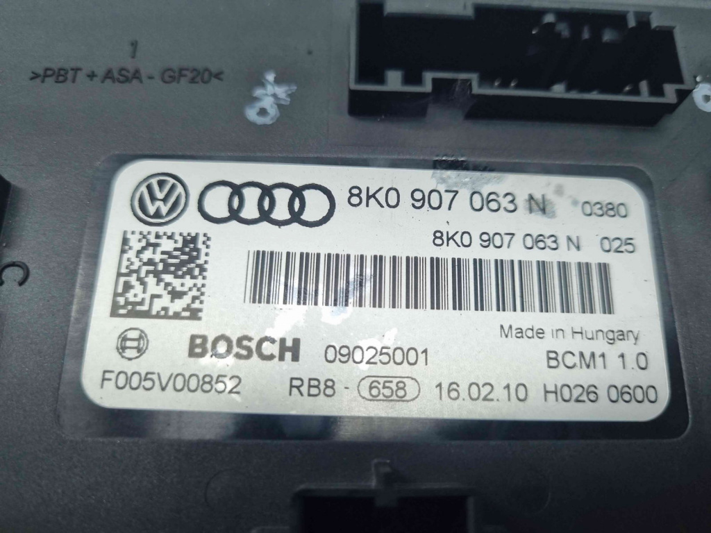 Modul confort Audi A4 (8K5, B8) Avant [Fabr 2008-2015] 8K0907063N