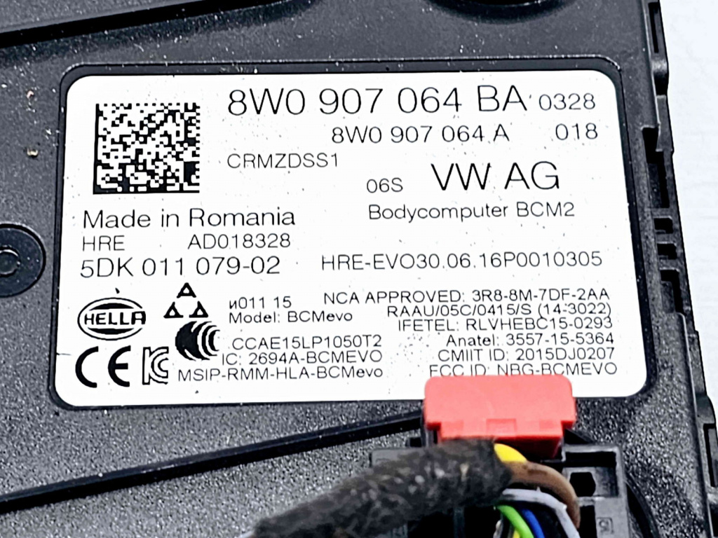 Modul confort Audi A4 (8W2, B9) [Fabr 2015-2023] 8W0907064BA