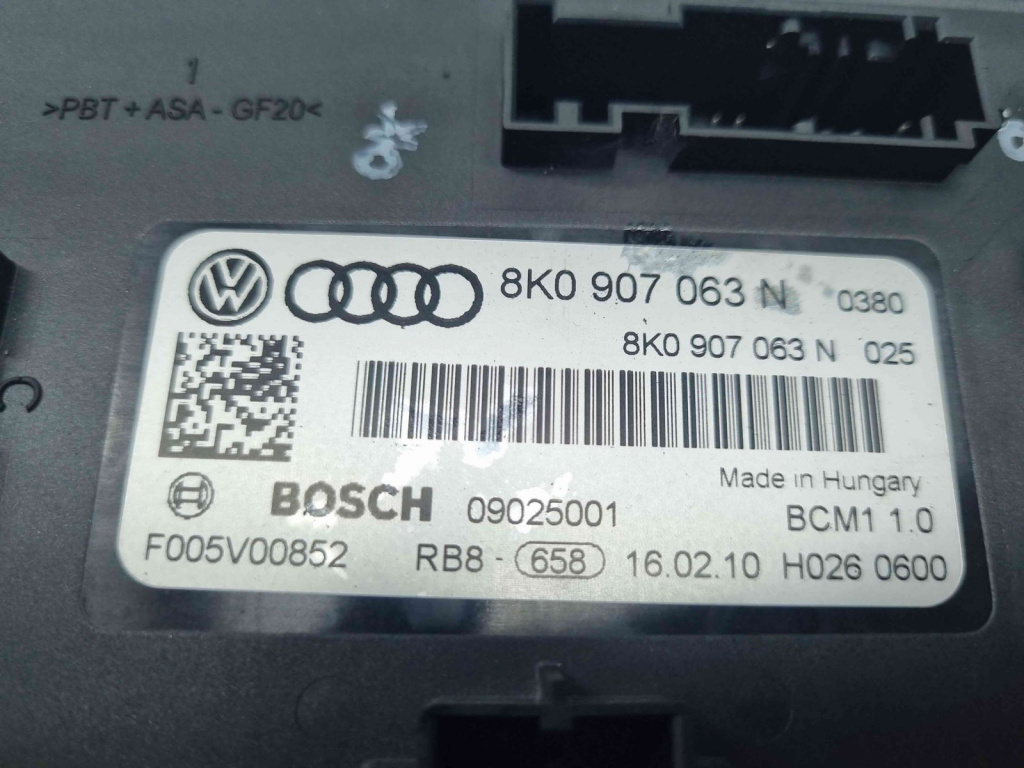 Modul confort AUDI A5 (8T3) [Fabr 2007-2015] 8K0907063N