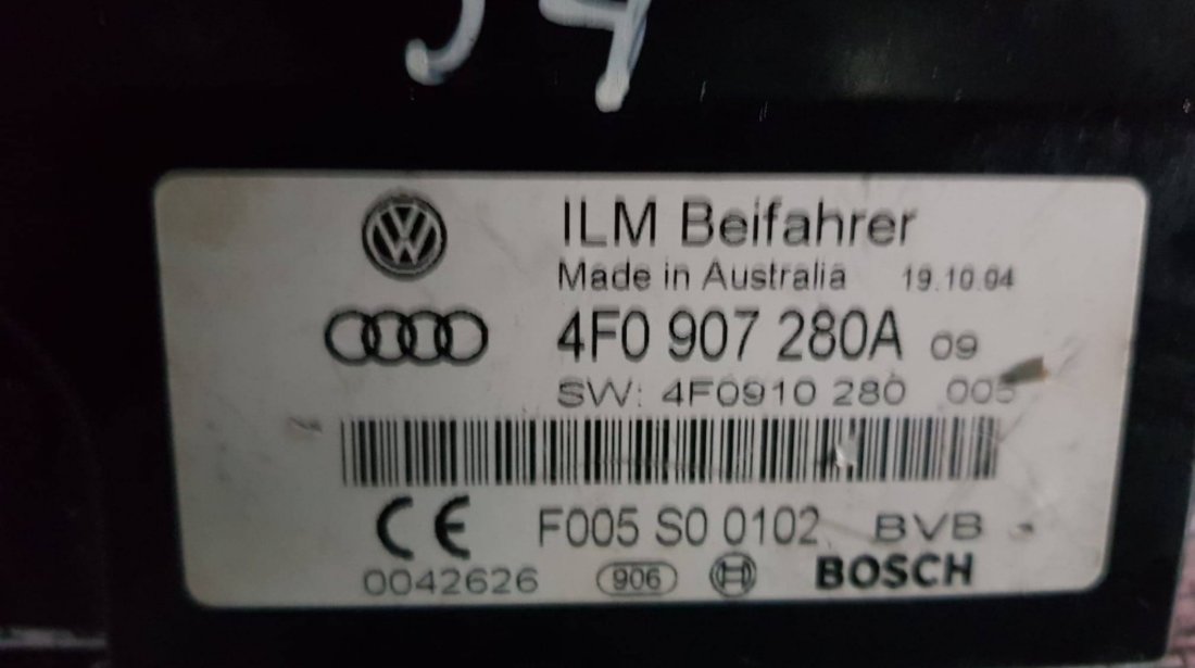 Modul confort Audi A6 4F 4F0907280A