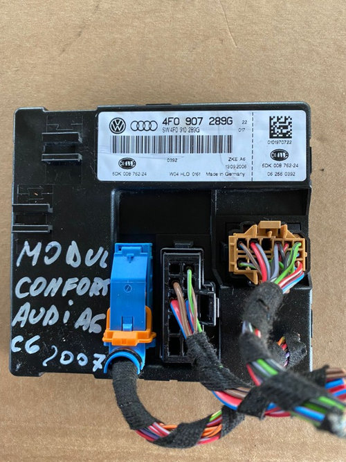 Modul confort Audi A6 C6 2005 2006 2007 2008 2009 2010 cod piesa 4F0907289G