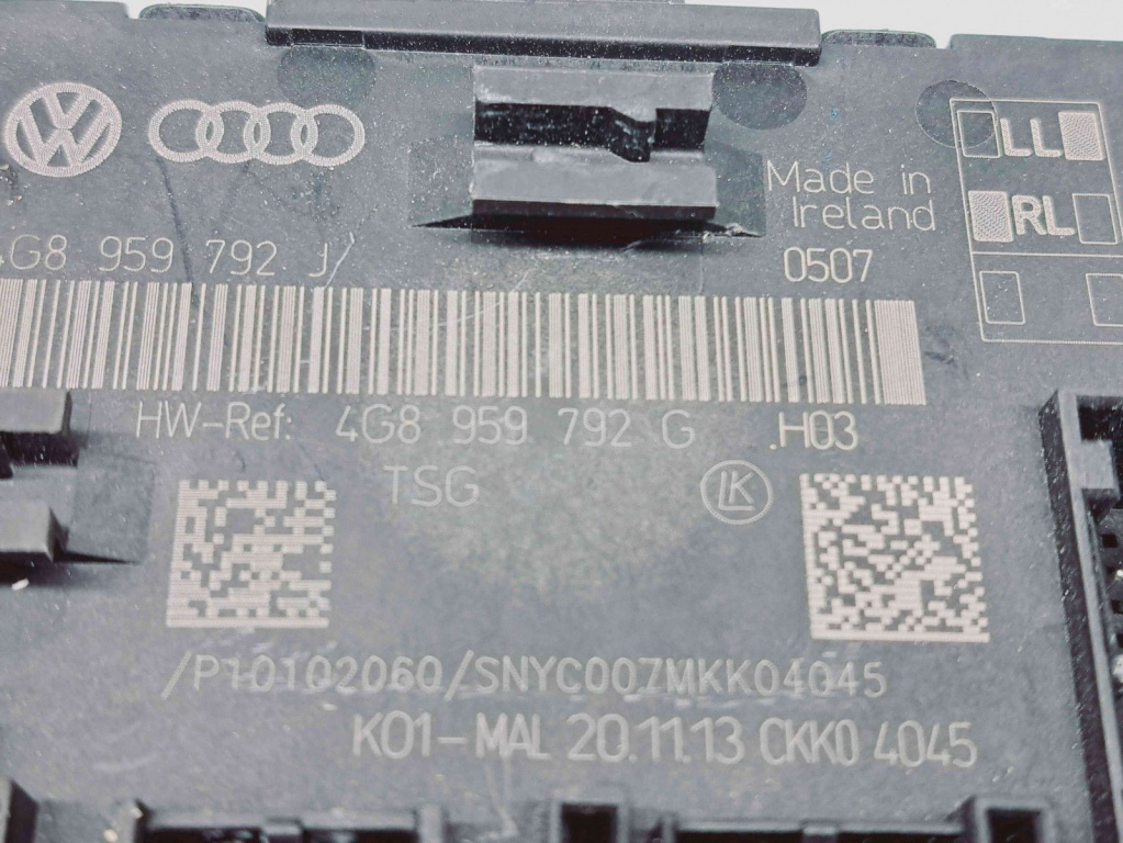 Modul confort Audi A7 Sportback (4GA) [Fabr 2011-2017] 4G8959792G