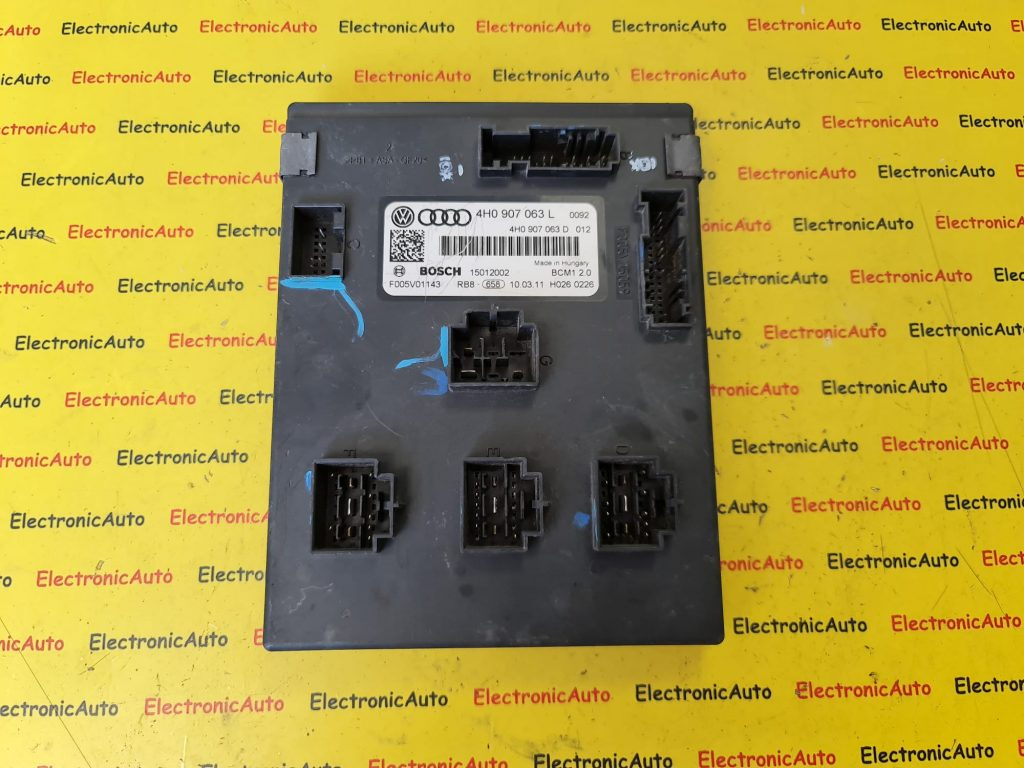 Modul confort Audi A8, 4H0907063L, 4H0907063D, BCM120, F005V01143