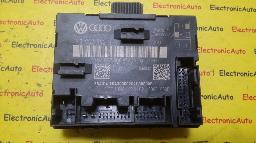 Modul confort Audi Q7 4F0959792R