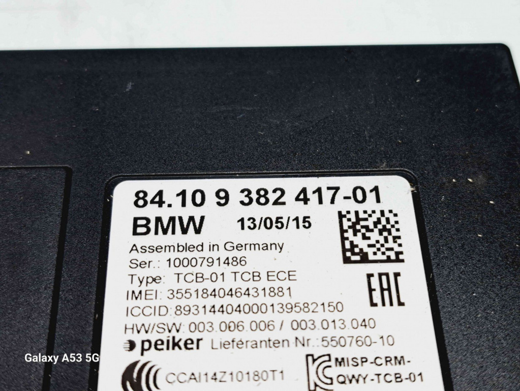 Modul confort Bmw 1(F20, F21) [Fabr 2011-2017] 9382417