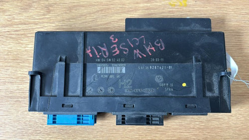 Modul confort Bmw 318D 143cp / 105kW E91 tip motor N47-D20C , transmisie manuala 6+1,an 2011cod 9267...