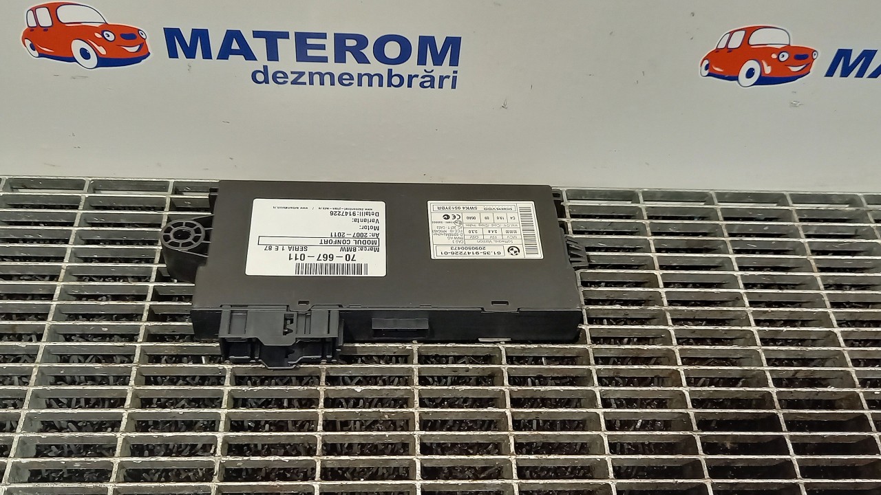 MODUL CONFORT BMW SERIA 1 E 87 - - (2007 2011)