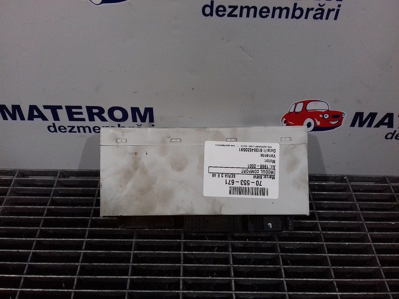 MODUL CONFORT BMW SERIA 3 E 46 SERIA 3 E 46 - - (1998 2001)