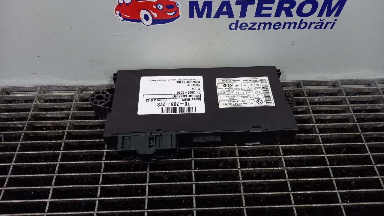 MODUL CONFORT BMW SERIA 3 E 92 - - (2007 2010)