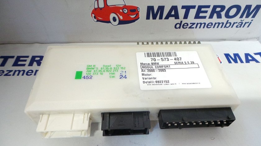 MODUL CONFORT BMW SERIA 5 E 39 SERIA 5 E 39 - (2000 2003)