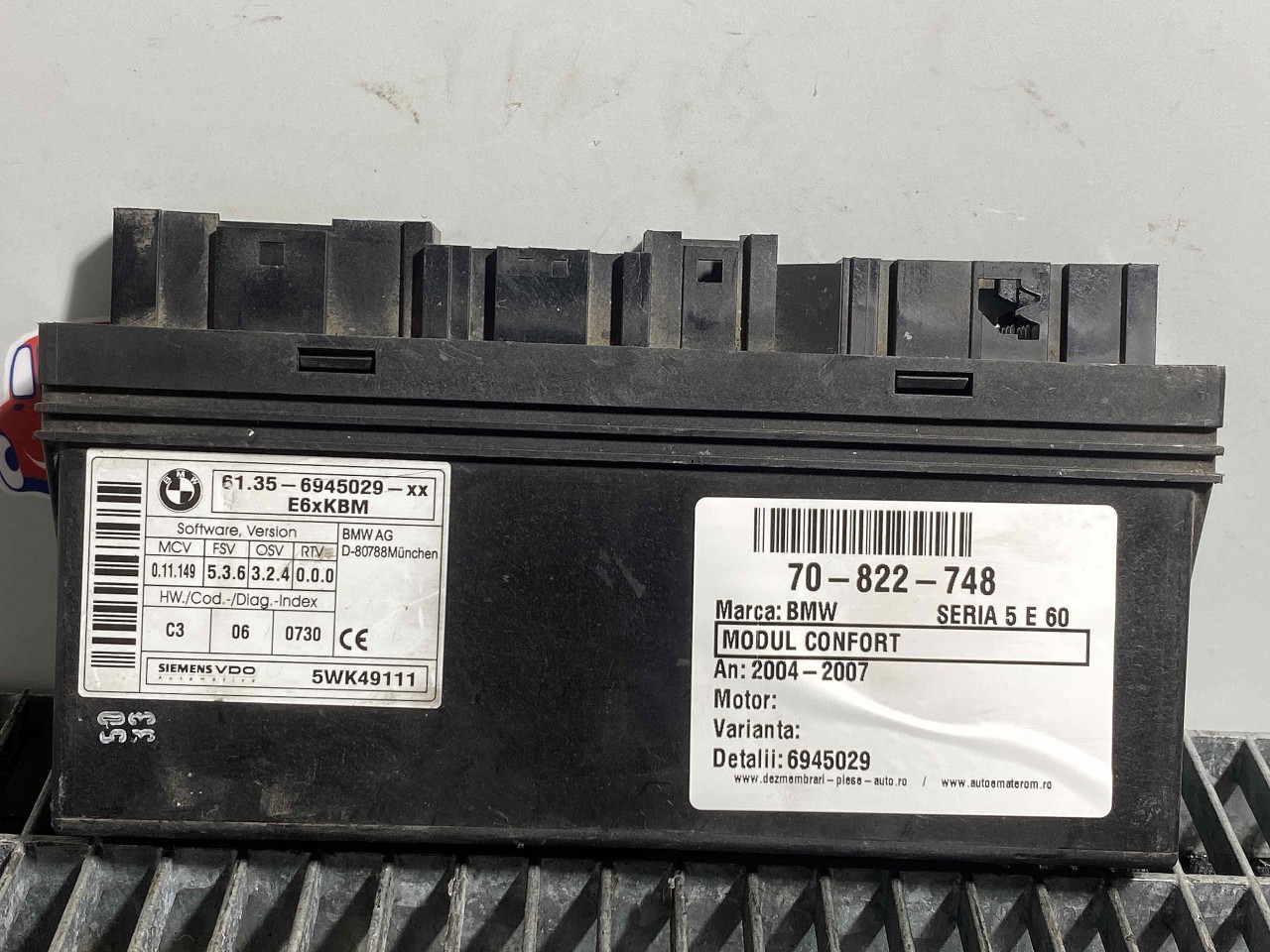 MODUL CONFORT BMW SERIA 5 E 60 - - (2004 2007)
