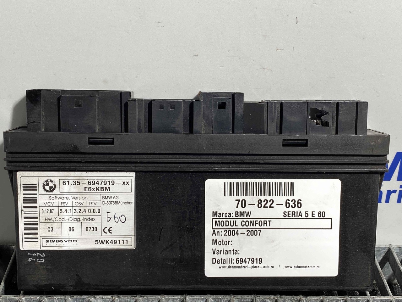 MODUL CONFORT BMW SERIA 5 E 60 - - (2004 2007)