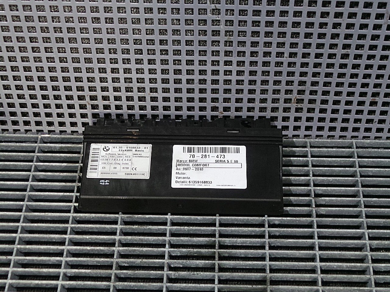 MODUL CONFORT BMW SERIA 5 E 60 - - (2007 2010)