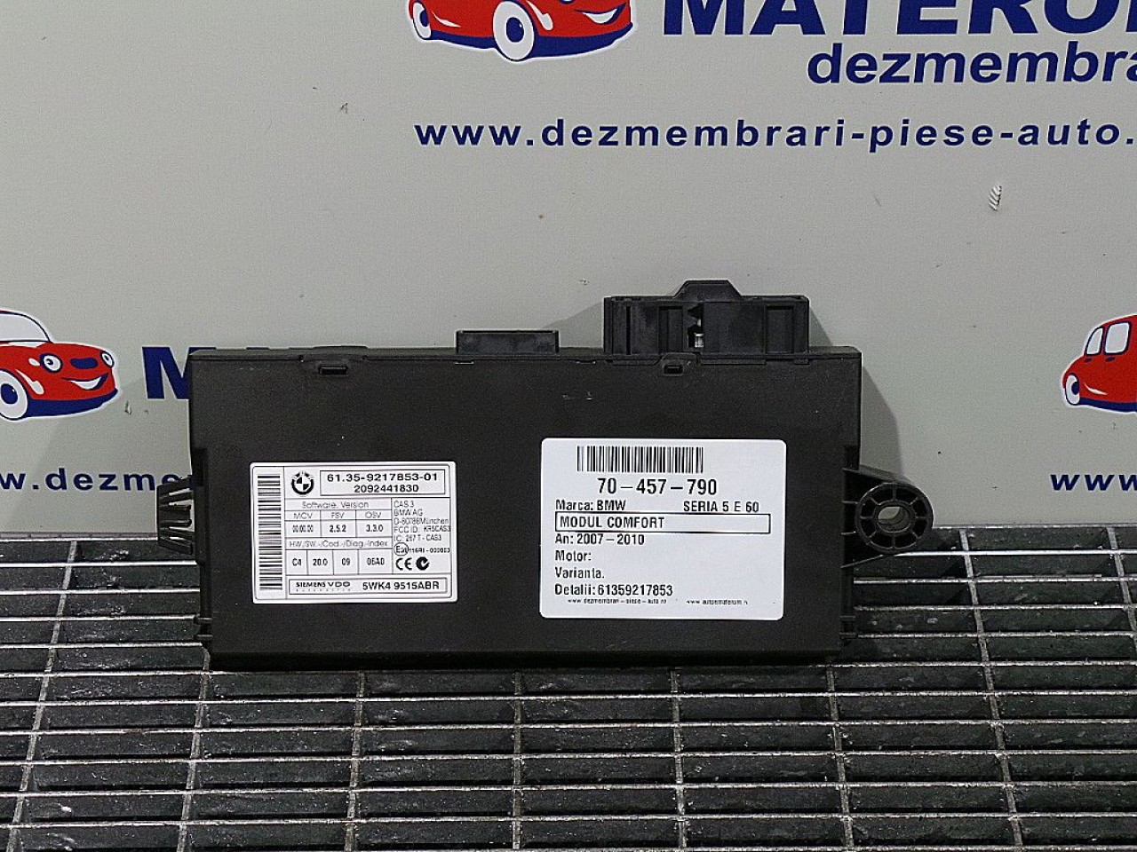 MODUL CONFORT BMW SERIA 5 E 60 - - (2007 2010)