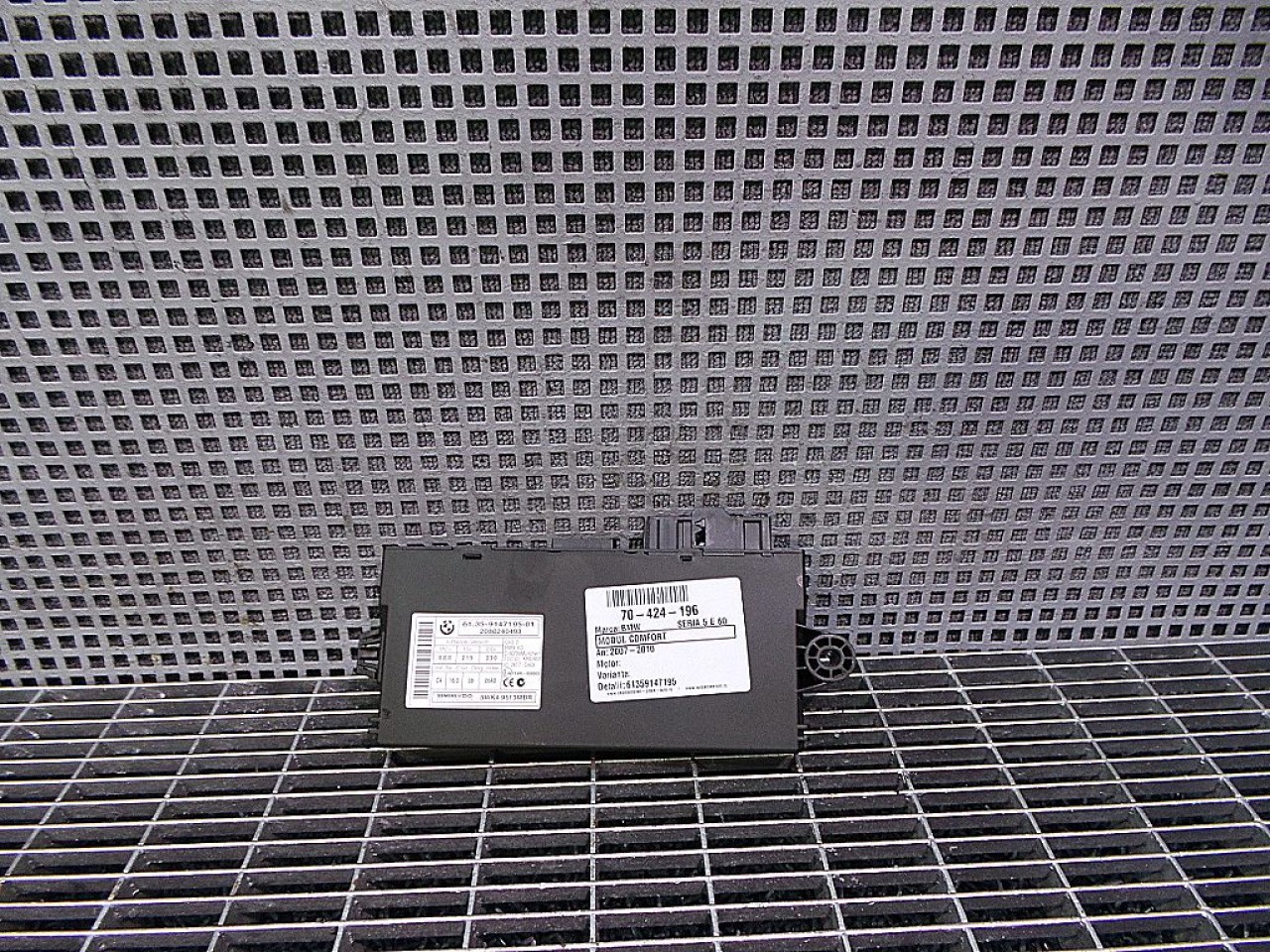 MODUL CONFORT BMW SERIA 5 E 60 - - (2007 2010)