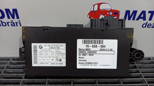 MODUL CONFORT BMW SERIA 5 E 60 - - (2007 2010)
