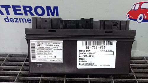 MODUL CONFORT BMW SERIA 5 E 60 SERIA 5 E 60 - - (2007 2010)