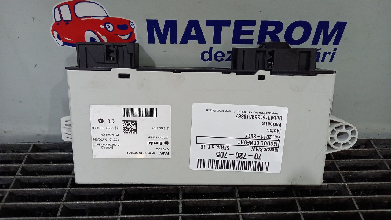 MODUL CONFORT BMW SERIA 5 F 10 SERIA 5 F 10 - - (2014 2017)