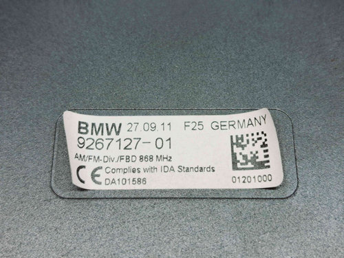 Modul confort Bmw X3 (F25) [Fabr 2010-2017] 9267127