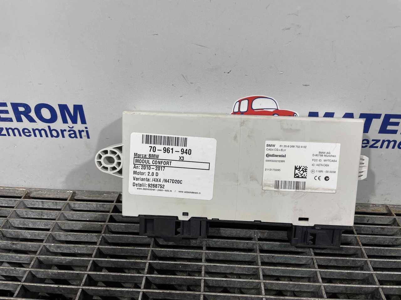 MODUL CONFORT BMW X3 X3 2.0 D - (2010 2017)