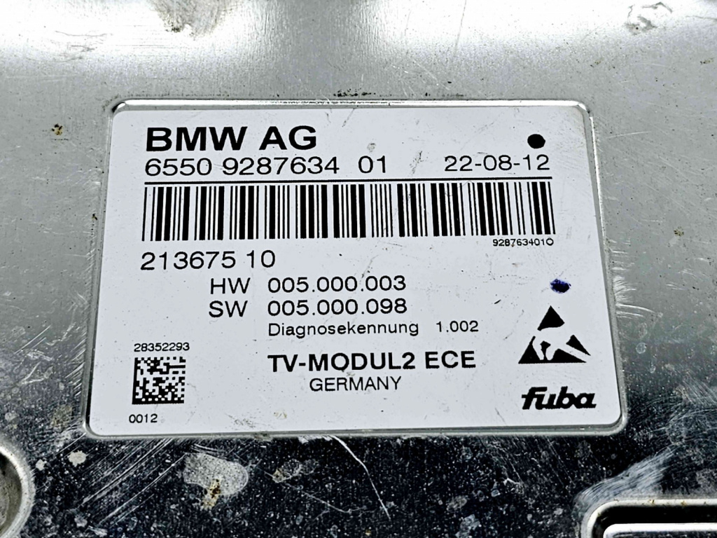 Modul confort Bmw X6 (E71, E72) [Fabr 2007-2014] 21367510 9287634