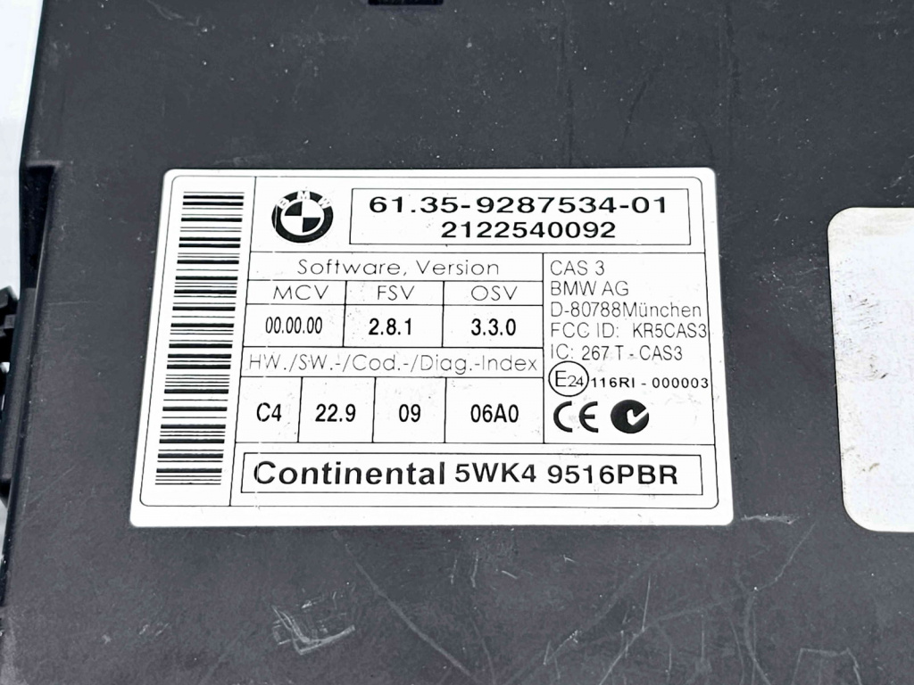 Modul confort Bmw X6 (E71, E72) [Fabr 2007-2014] 9287534