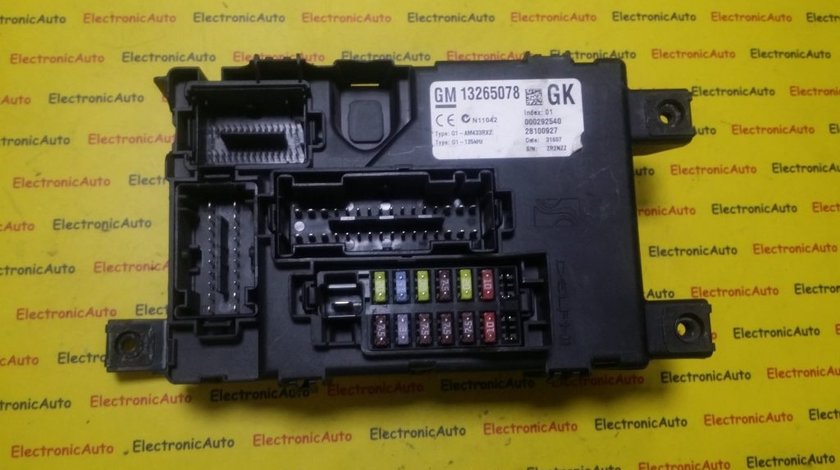 Modul confort BSI Opel Corsa D, 13265078, GM13265078GK