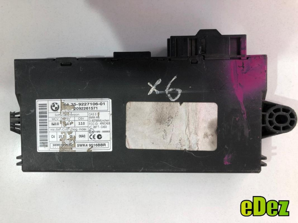 Modul confort cas3 BMW X5 (2007-2013) [E70] 9227106