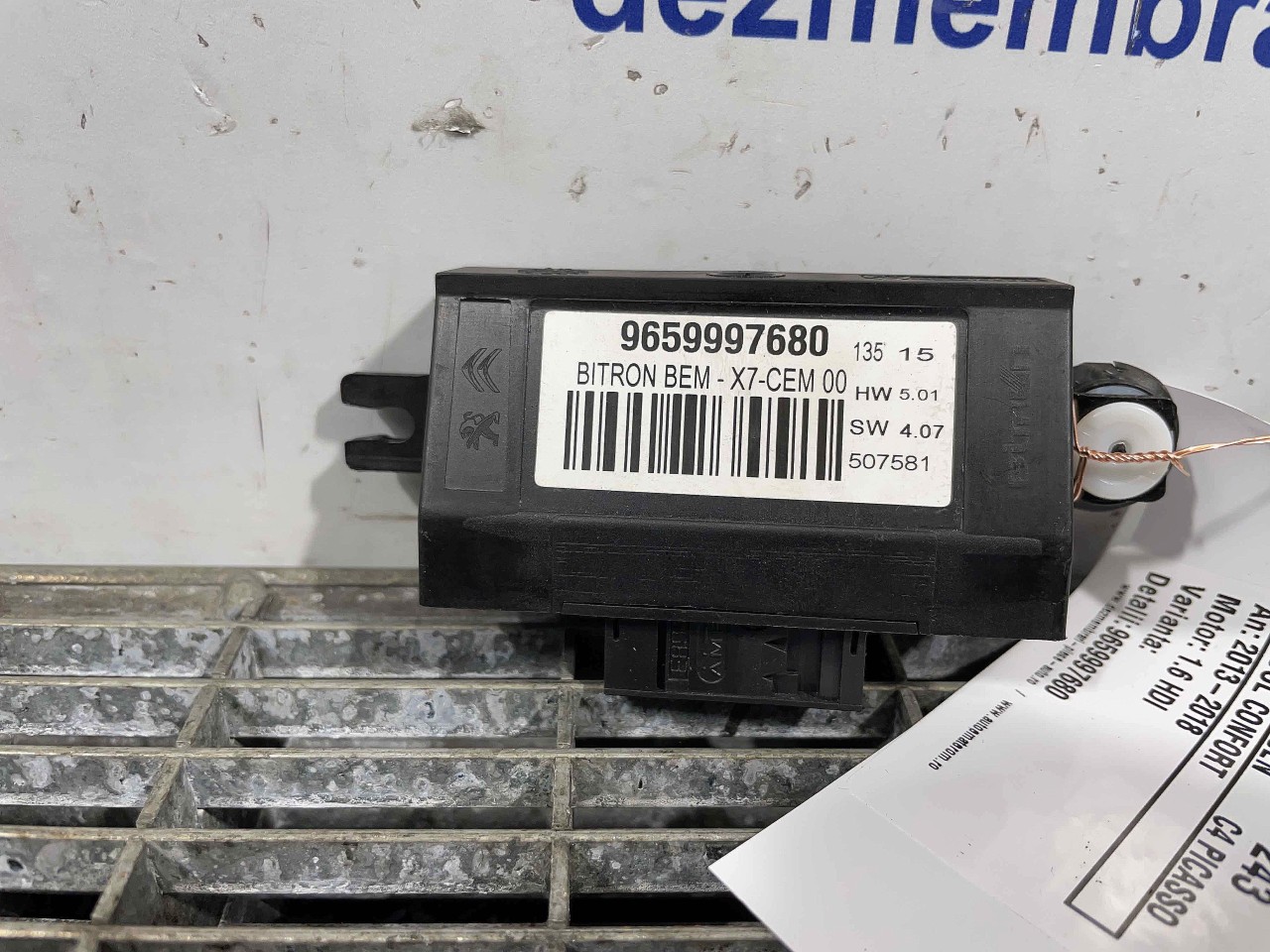 MODUL CONFORT CITROEN C4 PICASSO C4 PICASSO 1.6 HDI - (2013 2018)