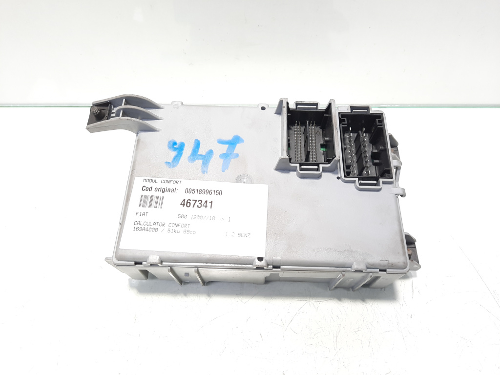 Modul confort, cod 00518996150, Fiat 500, 1.2 B, 169A4000 (id:467341)