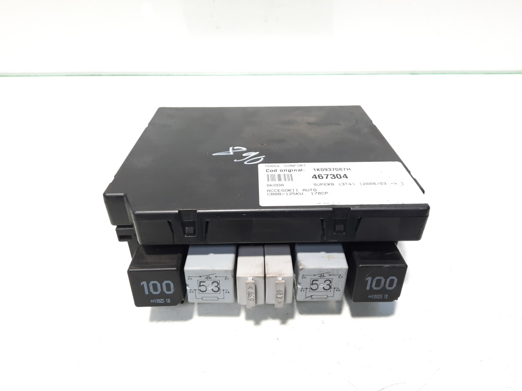 Modul confort, cod 1K0937087H, Skoda Superb II (3T4) (id:467304)