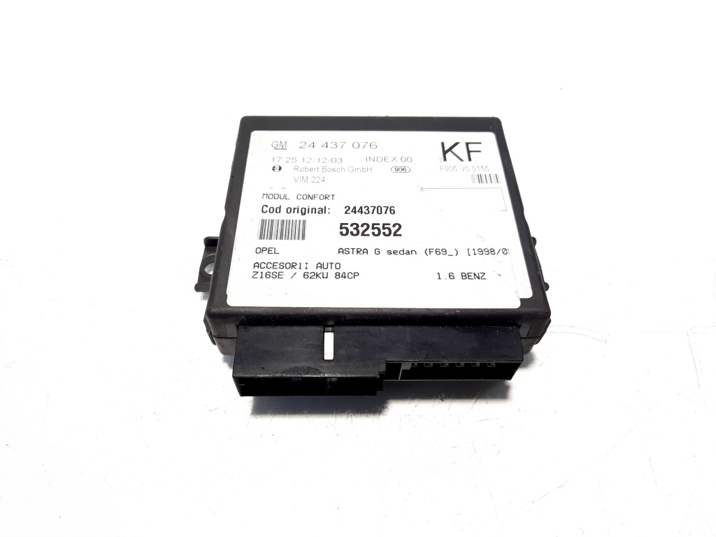 Modul confort, cod 24437076, Opel Astra G Sedan (F69) (id:532552)