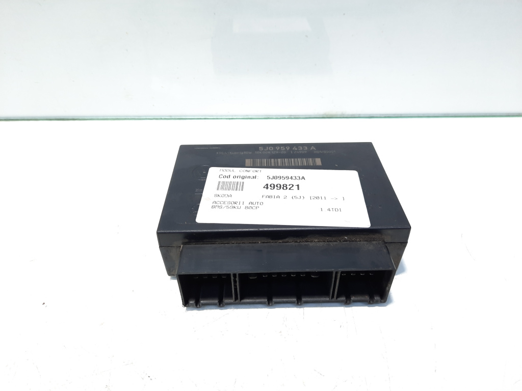 Modul confort, cod 5J0959433A, Skoda Fabia 2 (5J, 542) (id:499821)