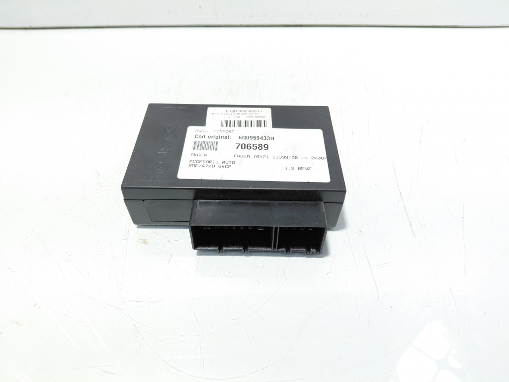Modul confort, cod 6Q0959433H, Skoda Fabia 1 (6Y2) (id:706589)