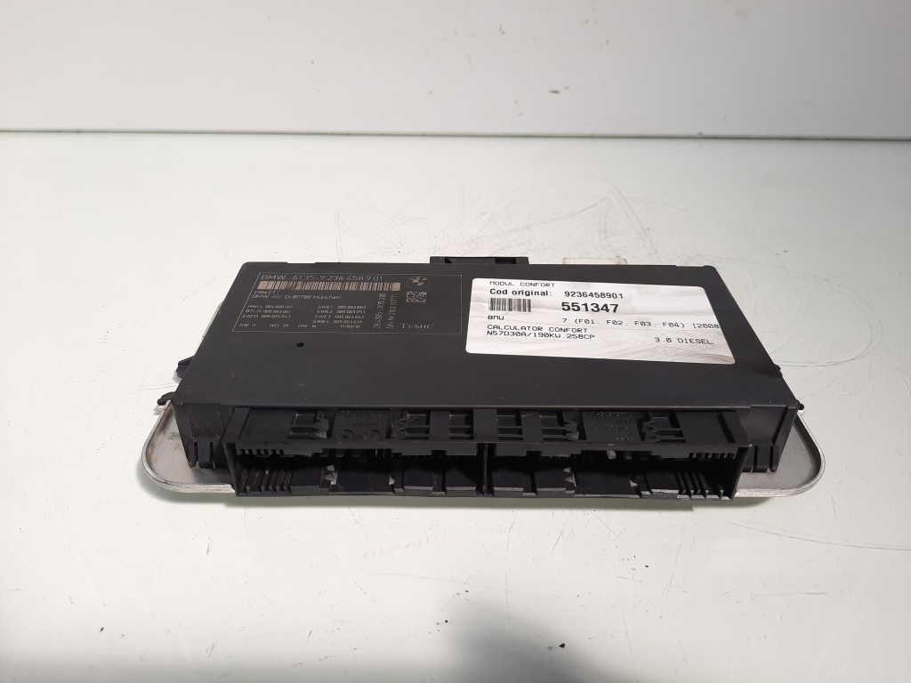 Modul confort, cod 9236458901, Bmw 7 (F01, F02) (id:551347)