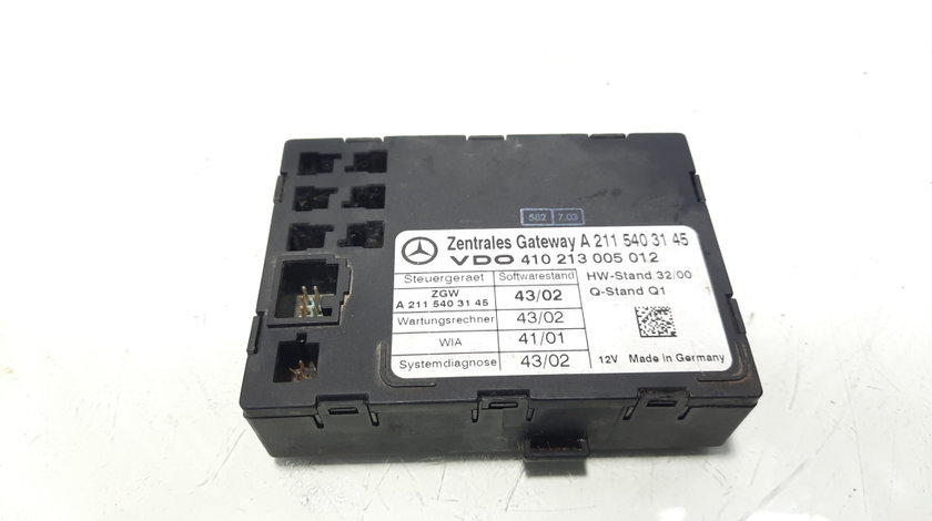 Modul confort, cod A2115403145, Mercedes Clasa E (W211) (id:619197)