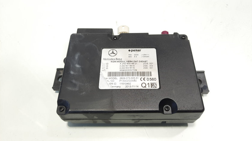 Modul confort, cod A2429004801, Mercedes Clasa C (W204) (idi:540314)