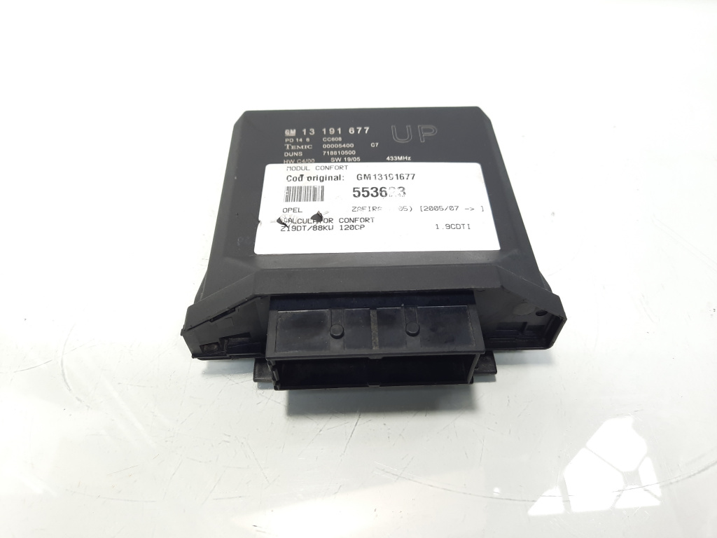 Modul confort, cod GM13191677, Opel Zafira B (A05) (id:553623)